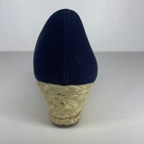 Coach and Four Women's Espadrilles Black Open Toe Wedge Sandals Sz 8.5 Casual - Picture 5 of 8